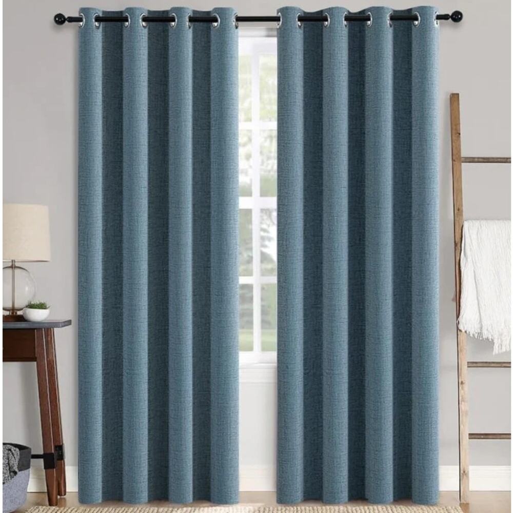 Miulee Dusty Blue Blackout Curtains NEW